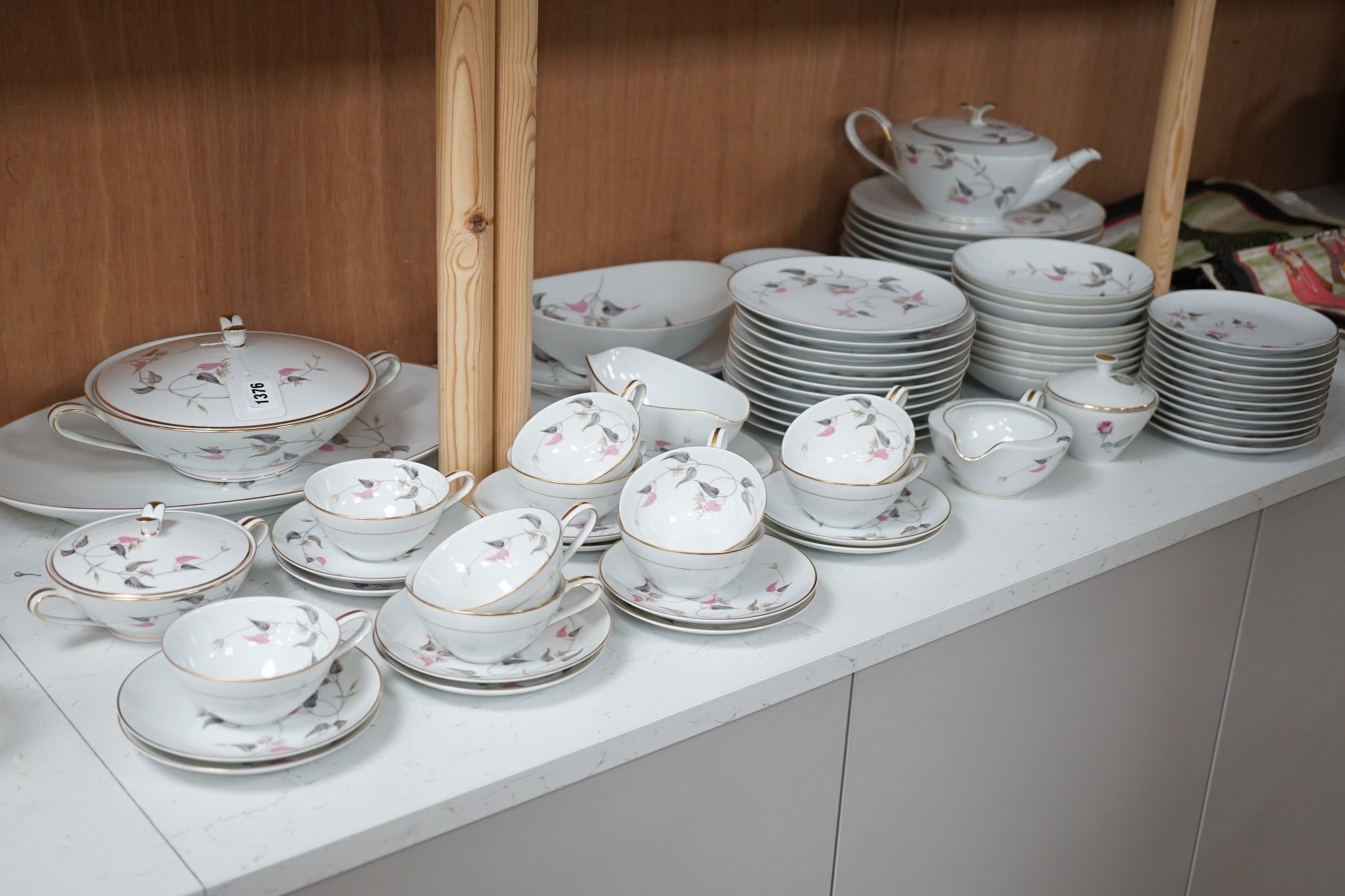 An extensive Noritake Arden pattern dinner and tea service, No. 5063